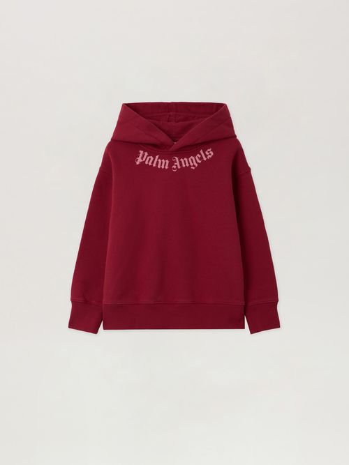 Neck Logo Reg.hoodie Kids  Brick Red