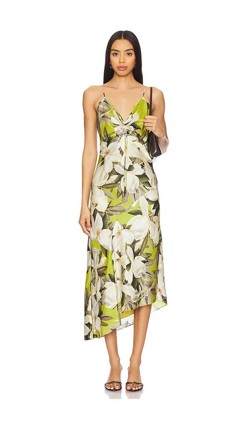 ALLSAINTS MAXIKLEID ALEXIA in Green. Größe 8. Also in 0, 2