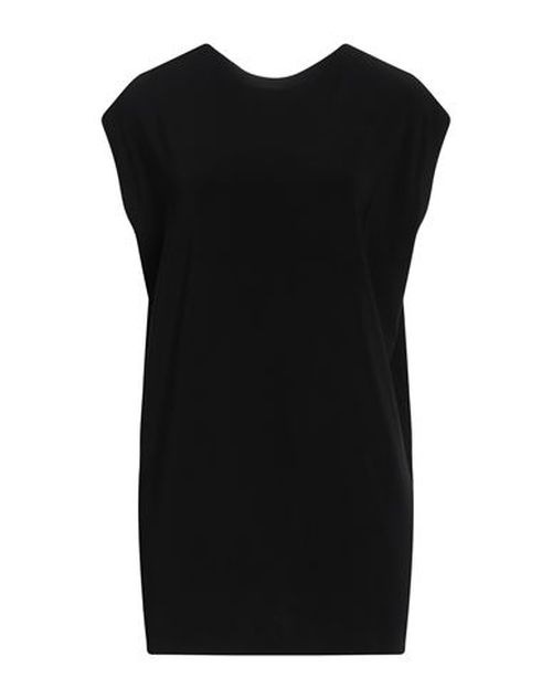 Norma Kamali Woman Top Black Size 10 Polyester, Elastane