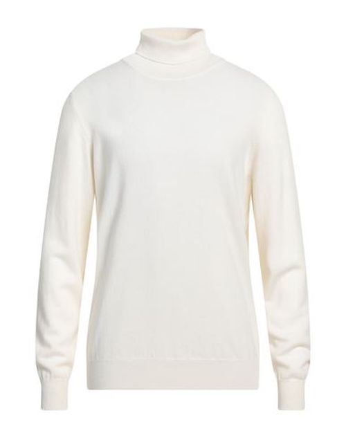 Man Turtleneck Ivory Size 50 Cashmere