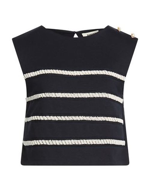 Woman Top Midnight blue Size 0 Cotton, Polyester
