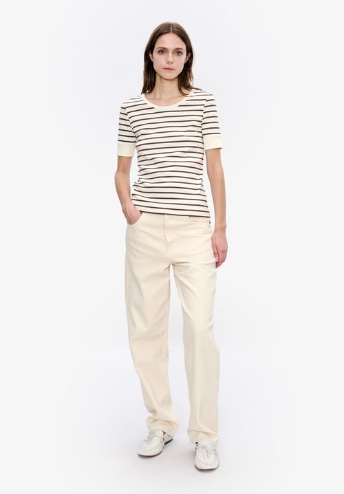 A. P.C. Women's June T-shirt Size: Extra Small in Brown