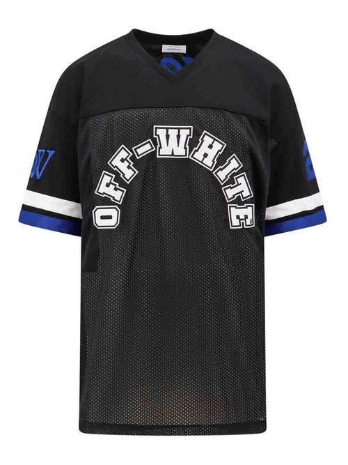 Baseball mesh t-shirt with frontal logo
