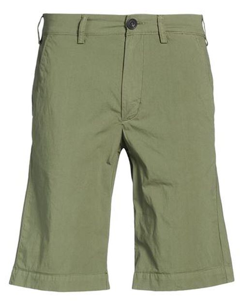 Man Shorts & Bermuda Shorts Military green Size 28 Cotton, Elastane