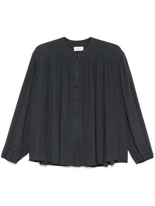 Gathered blouse - Blue