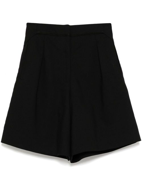 Wool shorts - Black