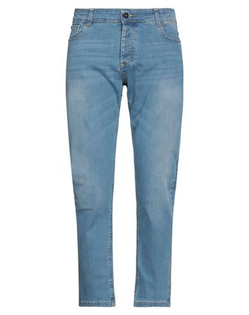 Man Jeans Blue Size 28 Cotton, Elastane