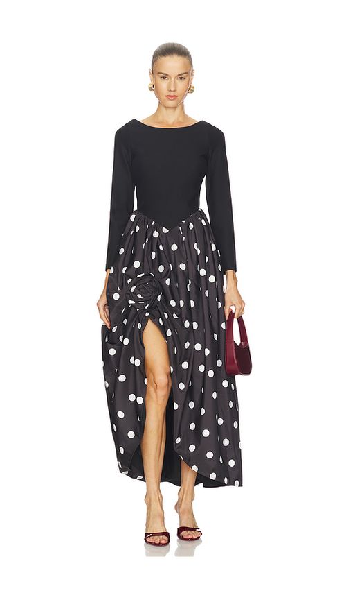 Sleeper Aurora Maxi Dress in Black. M. Also in