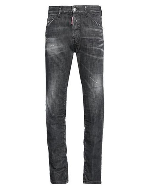 Dsquared2 Man Jeans Black Size 28 Cotton, Elastane