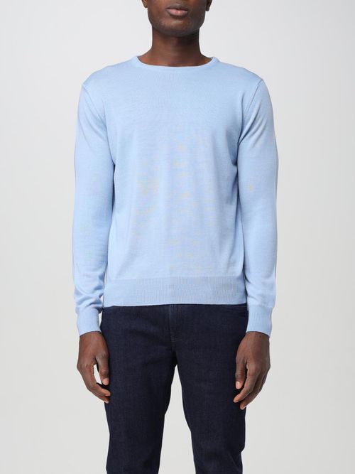 Sweater Men color Sky Blue