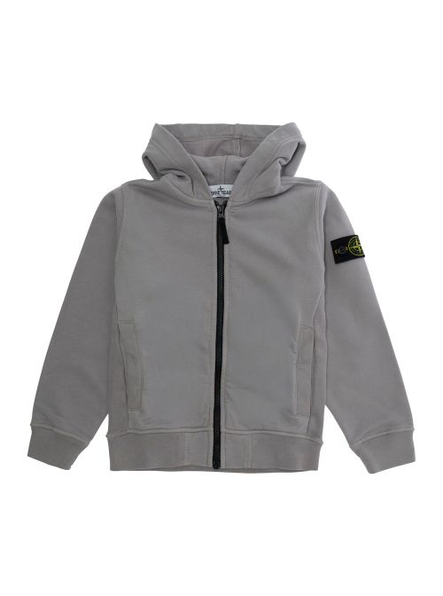 Tech Fabric Hooded Sweatshirt — Gray