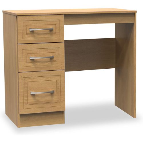 Killgarth 3 Drawer Dressing Table | White or Oak Effect | Roseland