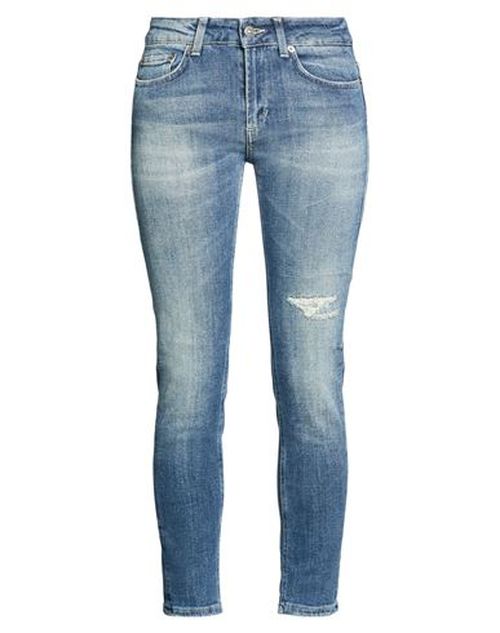 Woman Jeans Blue Size ONESIZE Cotton, Elastane, Polyester