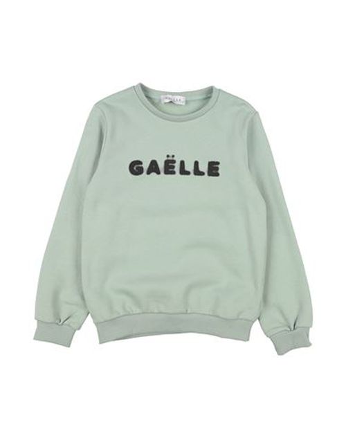 Kid Girl Sweatshirt Sage green Size 10 Cotton