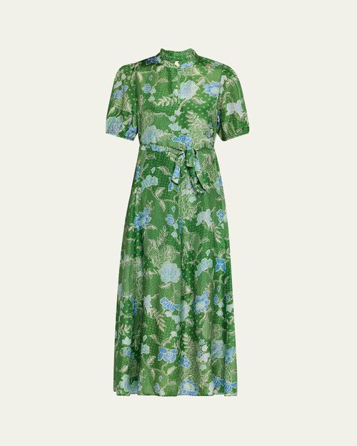Hannah Artwear Oceanus Silk Maxi Dress