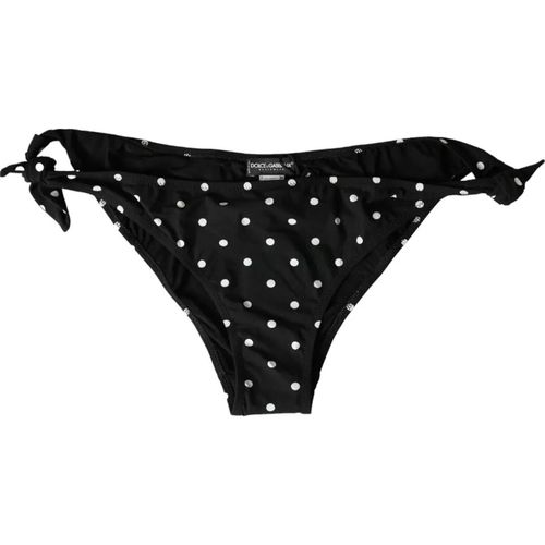 Polka Dot Bikini Bottom — Black
