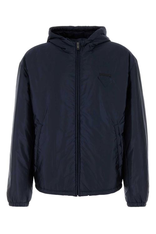 Re-Nylon Padded Down Jacket — Navy