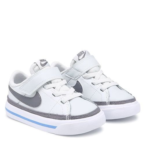 Kids' Court Legacy Low Top Sneaker Toddler Shoes (Grey/Blue)