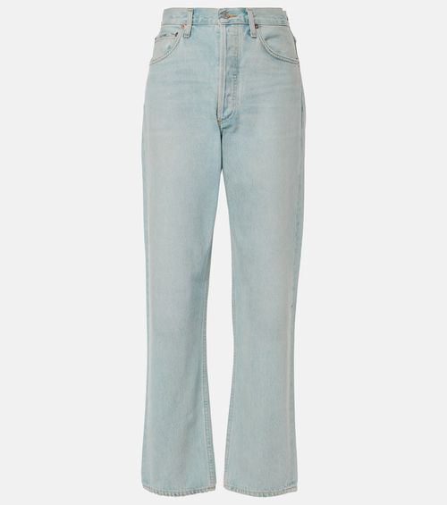 90's mid-rise straight jeans