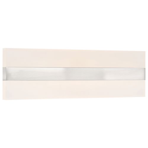 Netherton 2-Light LED Bathroom Vanity Light in Brushed Stee