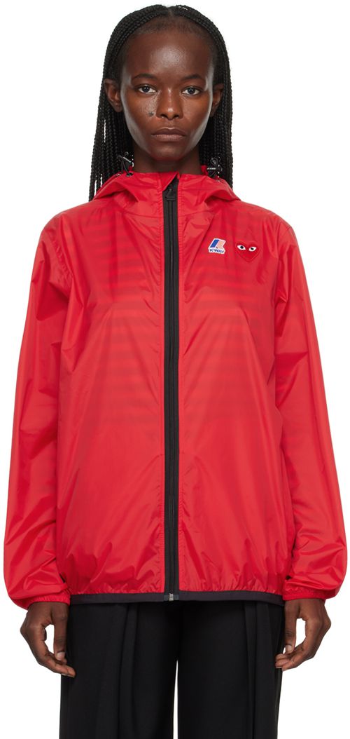 Red K-Way Rain Jacket