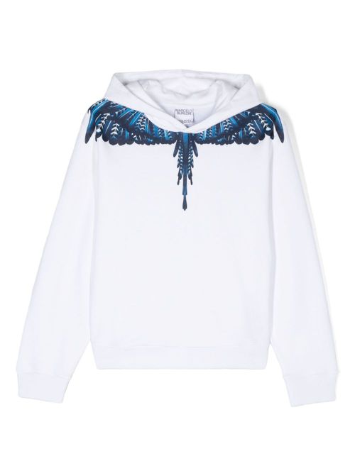 Grizzling Wings hoodie - White