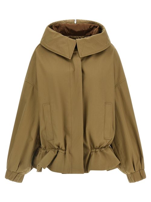 Cotton Canvas Jacket — Beige