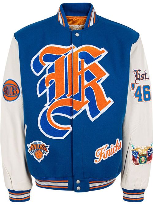 X New York Knicks bomber jacket - White