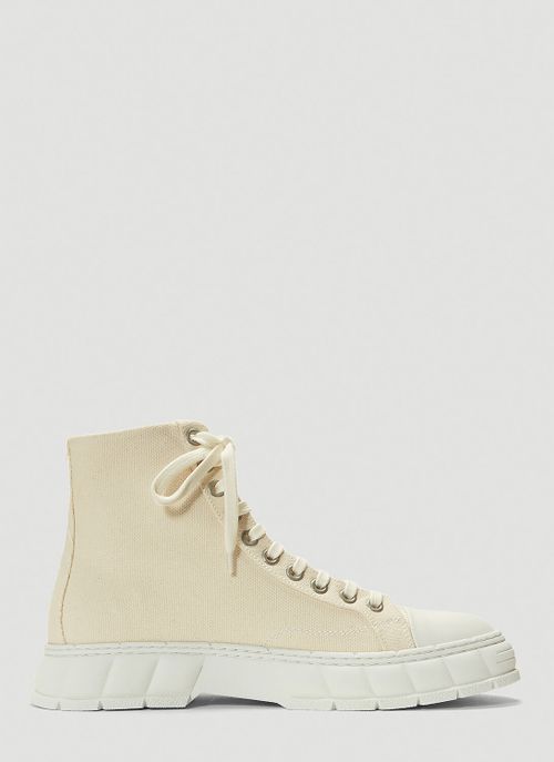 1982 Recycled Canvas Sneakers -  Boots Beige Eu