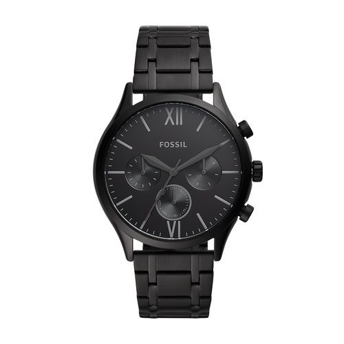 Men's Fenmore Multifunction, Black-Tone Stainless Steel Watch