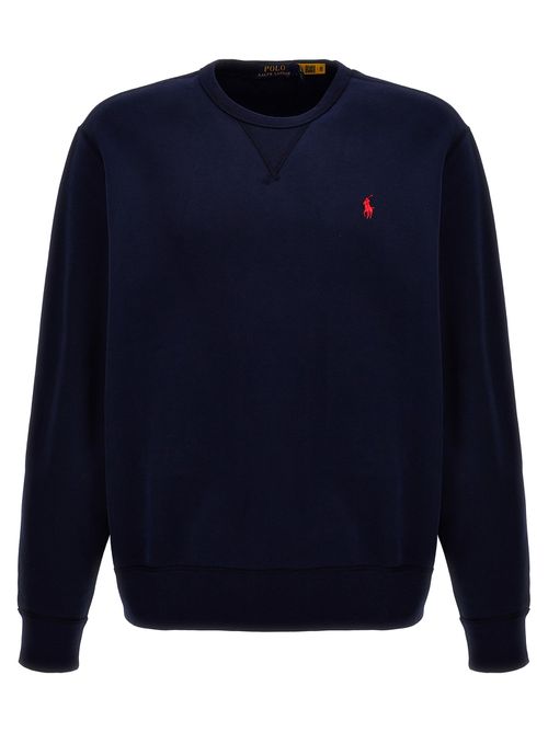 -Logo Sweatshirt Maglioni Blu-Uomo