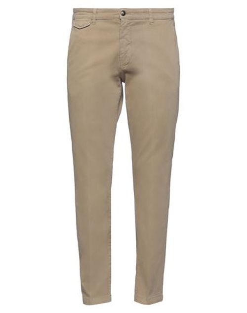 Man Pants Camel Size 40 Cotton, Elastane