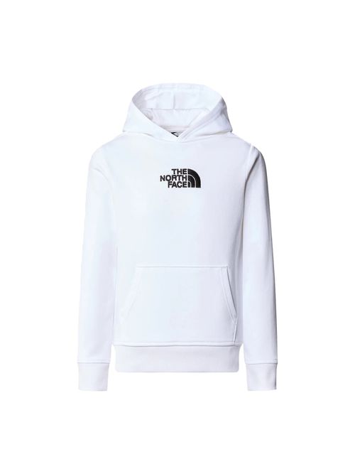 B drew peak light p/o hoodie tnf white