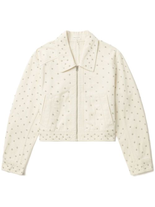 Anya denim jacket - Neutrals