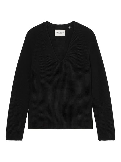 V-neck sweater - Black