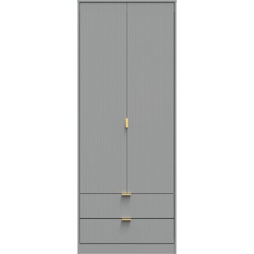 Denver 2 Door Robe 2 Drawer Robe (Ready Assembled)