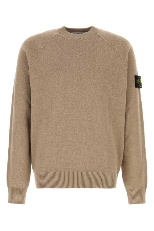 Cotton Sweater — Beige