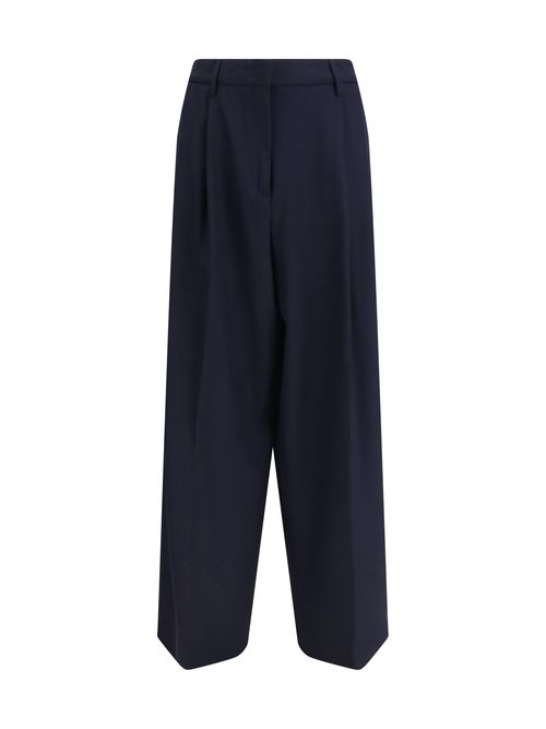Fluid Techno-Tailoring Trousers — Navy