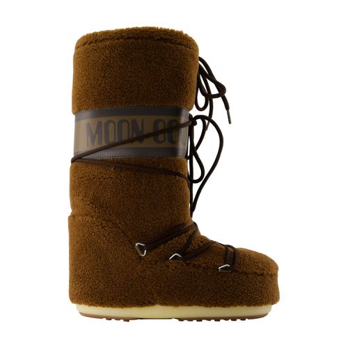 Moon Boot Brown Eco Fur Icon Boot