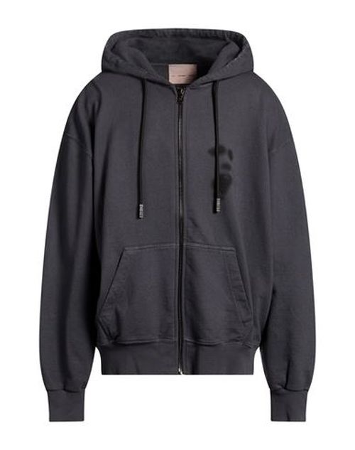 Man Sweatshirt Charcoal Size L Cotton