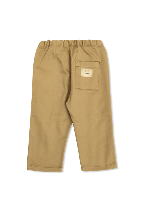 Trousers With Pockets, Unisex, Beige