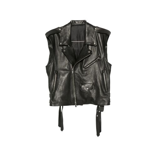 Biker-style Leather Jacket