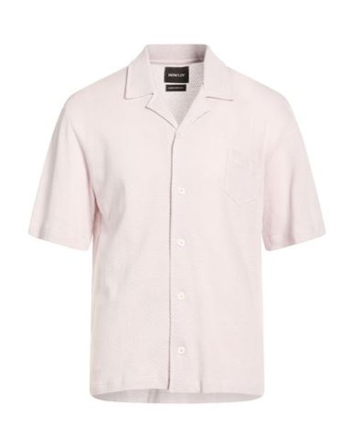 Man Shirt Light pink Size S Cotton