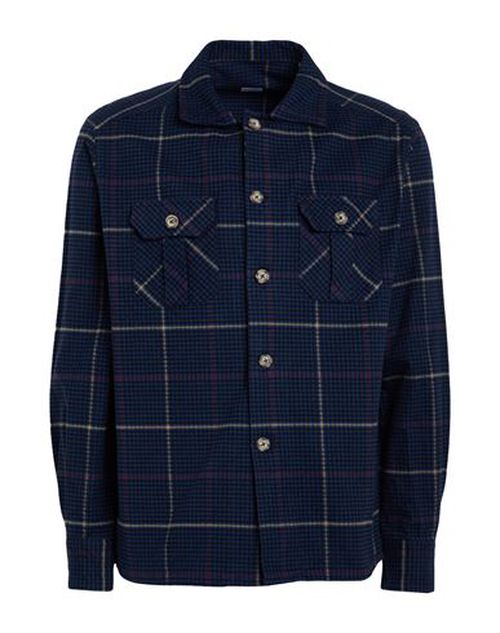 Man Shirt Midnight blue Size L Cotton