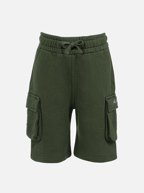 Boy Military Green Cargo Short Pants Cargy __single__