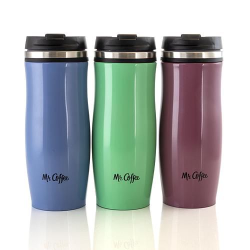 12.5 Ounce Stainless Steel Insulated Thermal Travel Mug in Blue