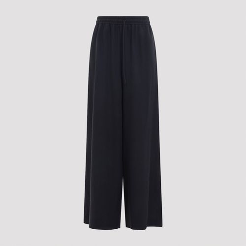 Wide-fit Washed Silk Trousers