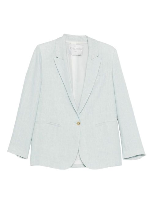 Linen single-breasted jacket