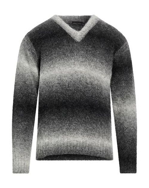 Man Sweater Grey Size 36 Baby alpaca wool, Nylon