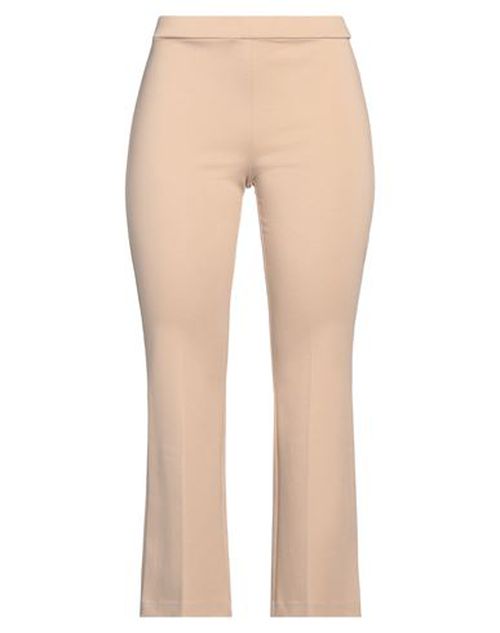 Woman Pants Sand Size 2 Viscose, Polyamide, Elastane